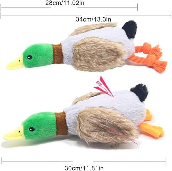 TD Plush Stimulated Wild Squeaky Duck Toy Dog TD Plush Stimulated Wild Squeaky Duck Toy