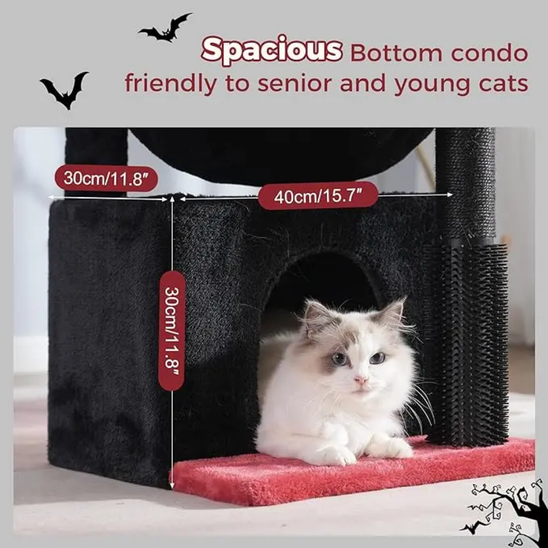 Gothic Cat Tree Hammock & Removable Top Perch Cat Gothic Cat Tree Hammock & Removable Top Perch - Image 3