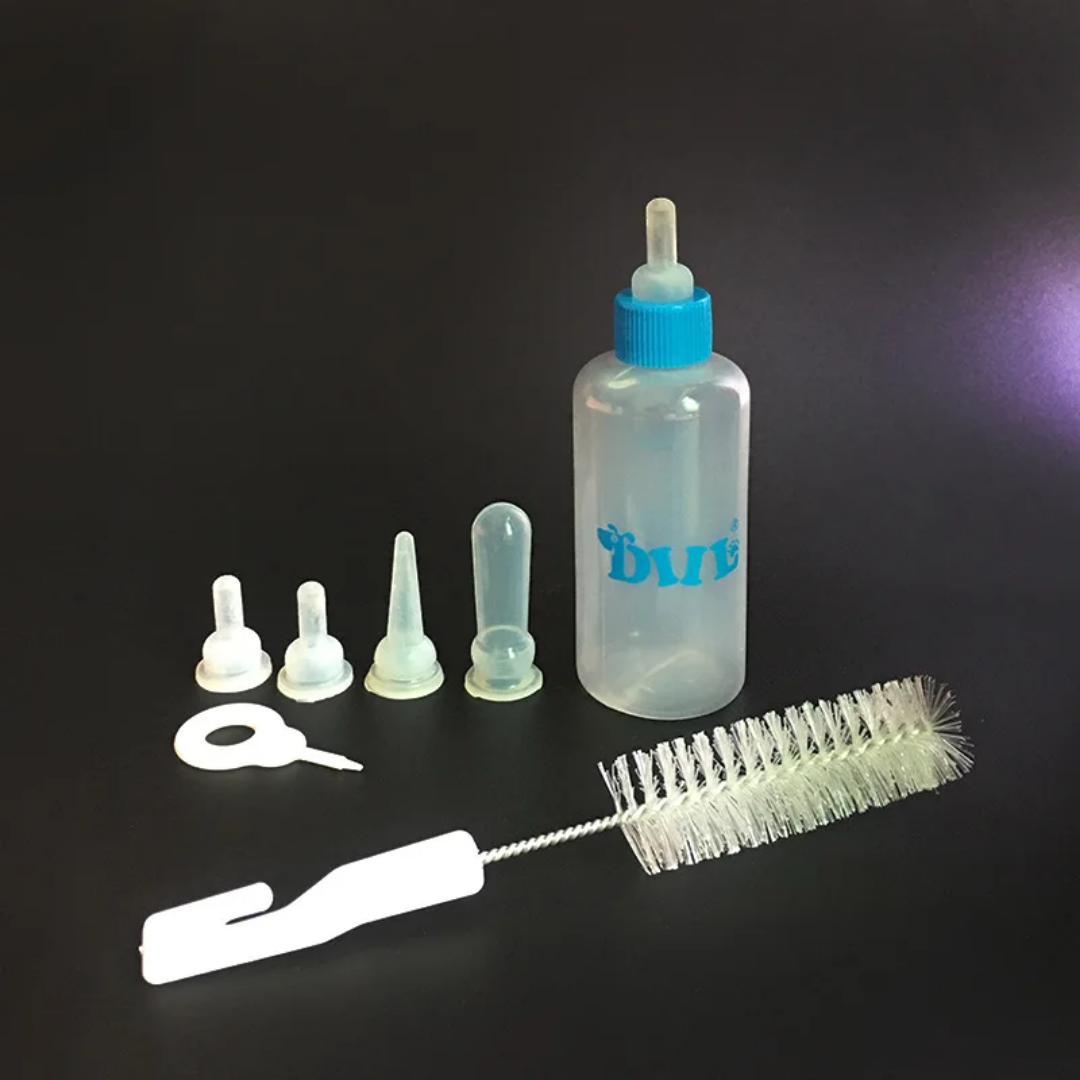 Feeding Bottle Replacement Nipples Kitten Puppy Set 60ml Backpack, Bag, Home and Travel Feeding Bottle Replacement Nipples Kitten Puppy Set 60ml - Image 2